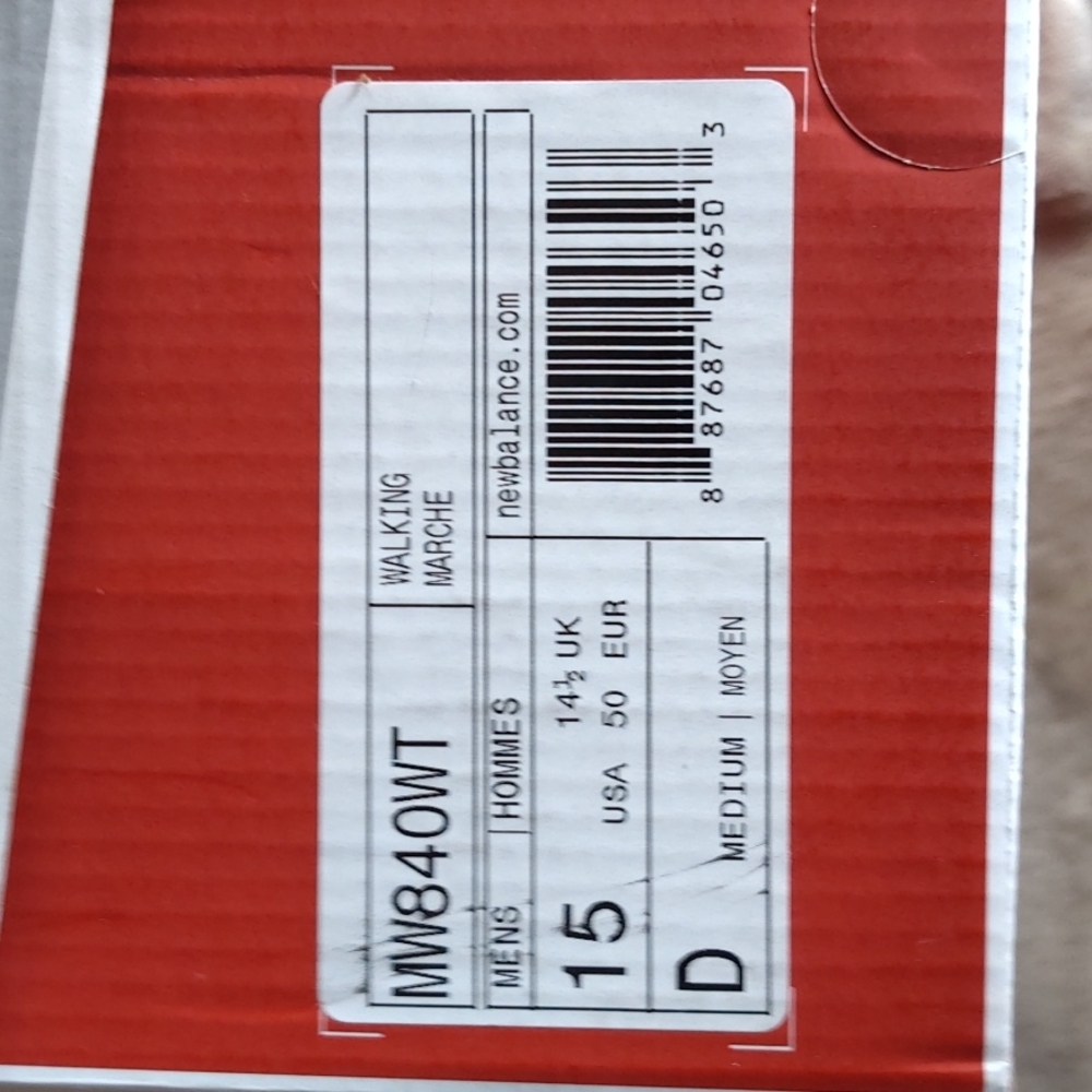 Men's New Balance 840wt walking shoe. Brand new, unworn NIB